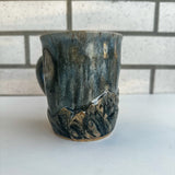 Carved Mountains Mug - Grey-blue