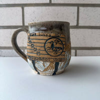 Forks Sign Mug - Snowy Mountains