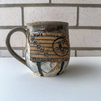 Forks Sign Mug - Snowy Mountains