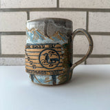 Forks Sign Mug - Waterfall