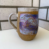 Pink/Purple Wildflower Mug