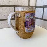 Pink/Purple Wildflower Mug