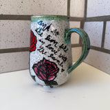 Lion and Lamb Floral Mug