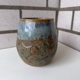 Relief Carved Mountain Mug