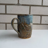 Relief Carved Mountain Mug Abstract