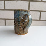 Relief Carved Mountain Mug Abstract
