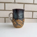 Relief Carved Mountains, Starry Night
