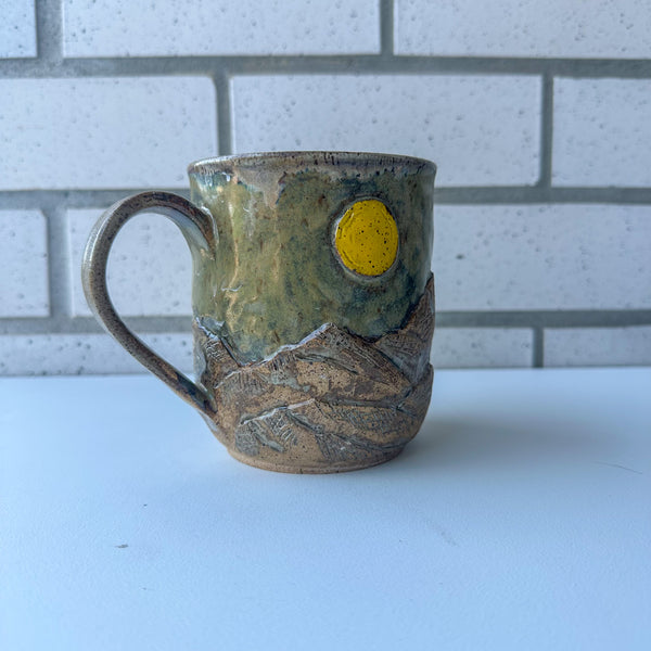 Relief Carved Mountains Mug