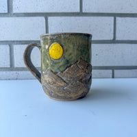 Relief Carved Mountains Mug