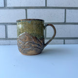 Relief Carved Mountains Mug