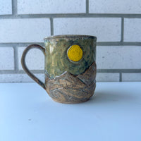 Relief Carved Mountains Mug
