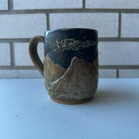 Relief Carved Mountains Mug - Northern Lights