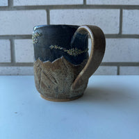 Relief Carved Mountains Mug - Northern Lights