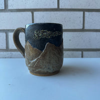 Relief Carved Mountains Mug - Northern Lights