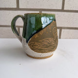 Loons "I love you / Holy Sh*t" Mug - Green