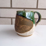 Loons "I love you / Holy Sh*t" Mug - Green