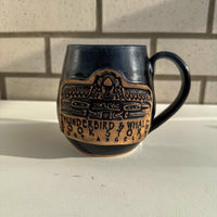 Thunderbird and Whale Mug - Blue/Black