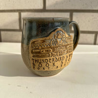 Thunderbird and Whale Mug - Grey/Blue