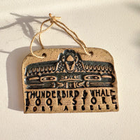 Thunderbird and Whale Ornaments